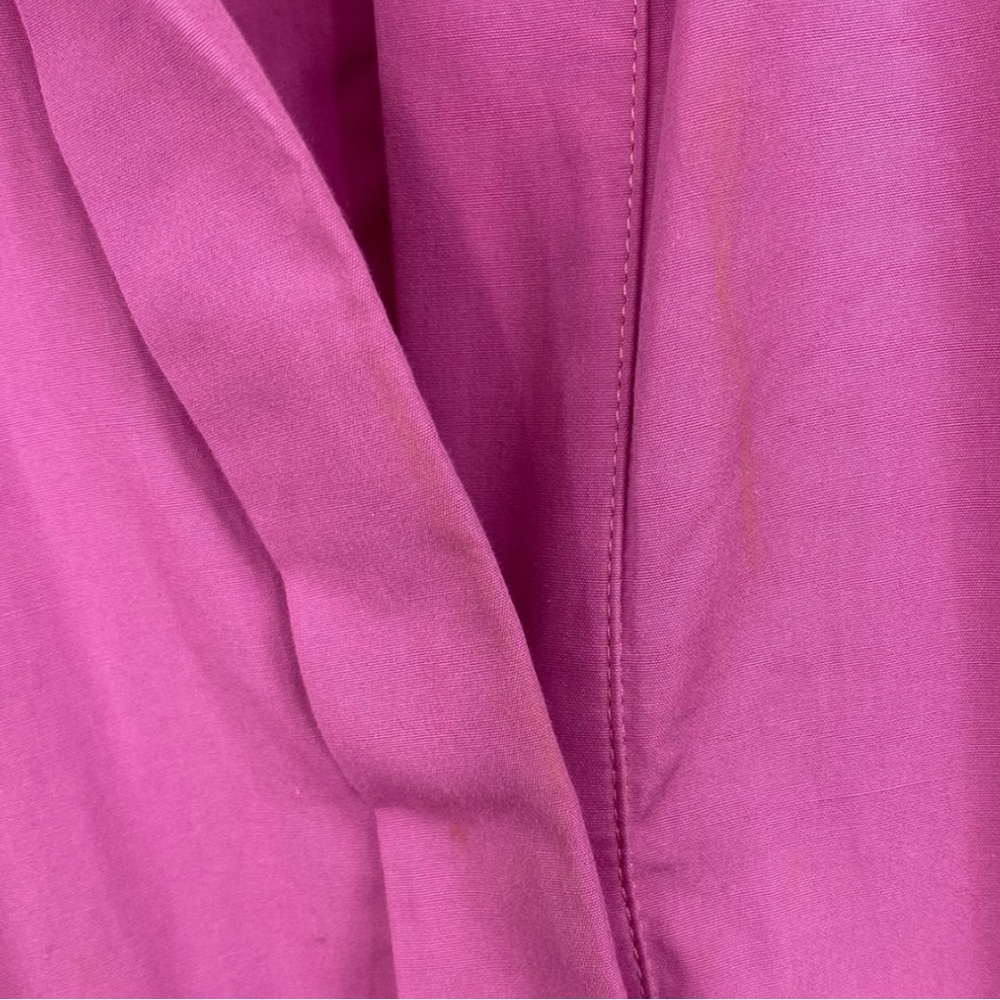 Silvia Tcherassi NWT Fuchsia Pink Miniato Cotton Poplin Shirt Dress Size XS - Picture 5 of 11